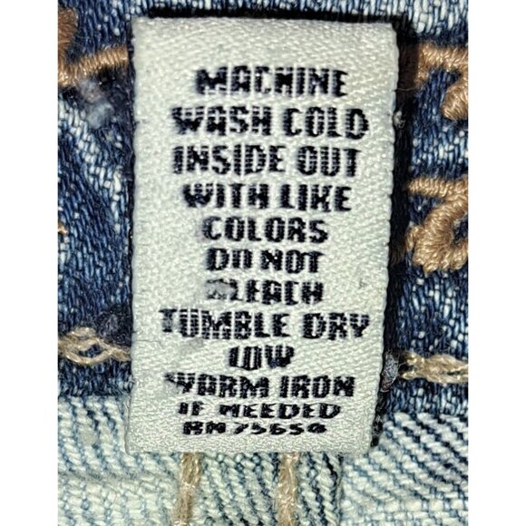 Abercrombie and Fitch Women's Size 2 Blue Stretch Jeans 26x28 Custom Bleached - Picture 6 of 6